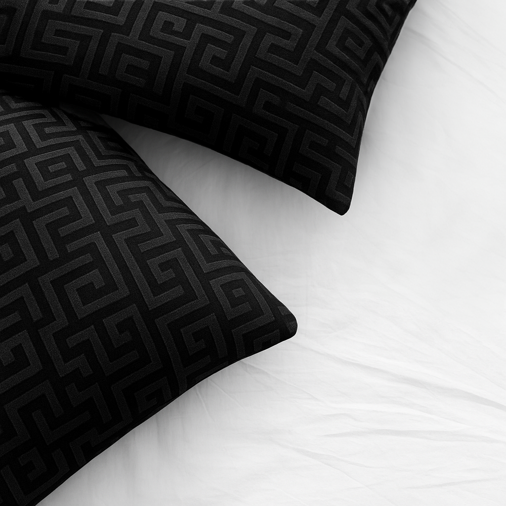 Velvet™ Designer Black Kissenbezüge 60x70cm 2er-Pack