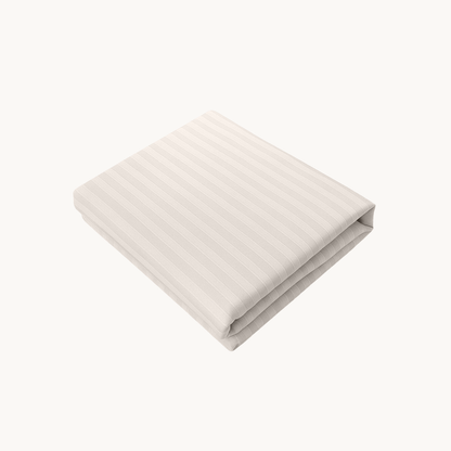 Hotel Stripe Satin Offwhite Kissenbezüge 60x70cm 2er-Pack
