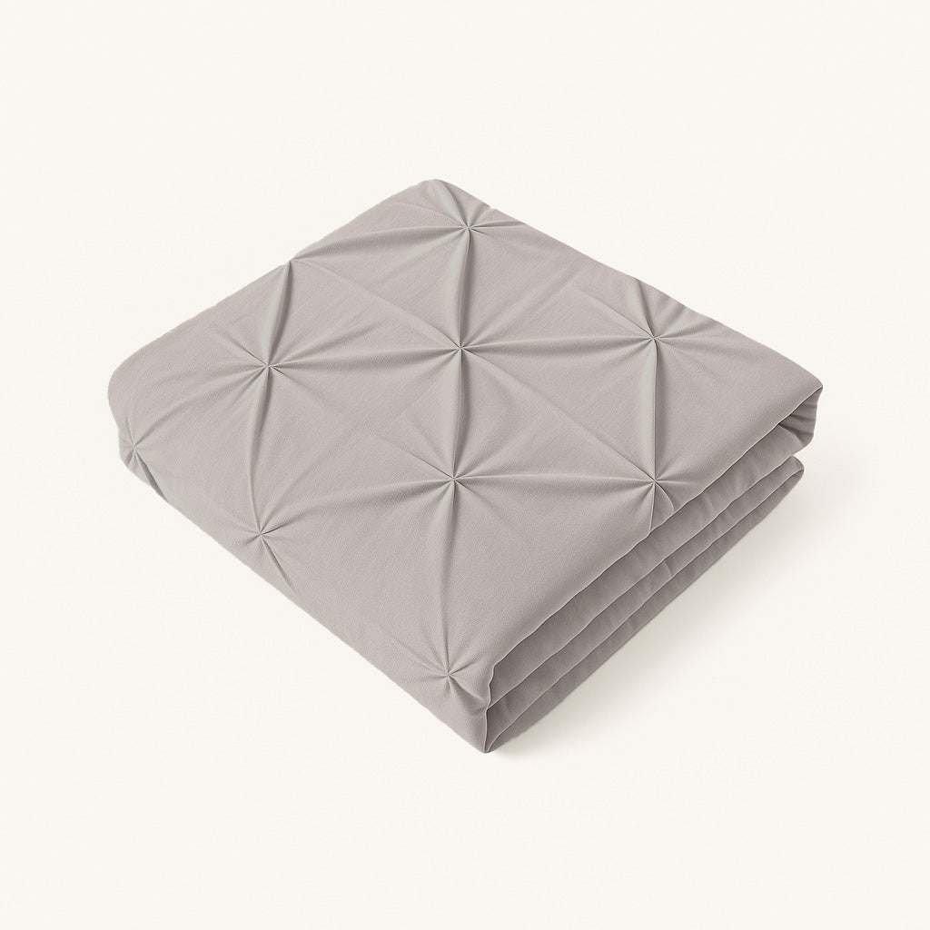 Kissenbezüge Matte Satin Diamond Taupe 60x70 cm 2er-Pack