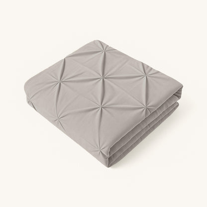 Kissenbezüge Matte Satin Diamond Taupe 60x70 cm 2er-Pack