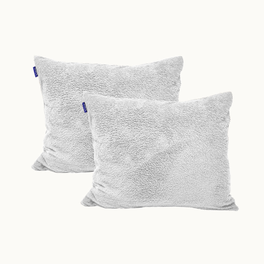 Kissenbezüge Teddy Stone Grey 60×70 cm – 2er-Pack