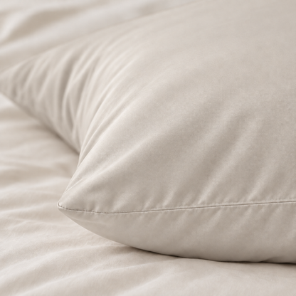 Bambus-Kissenbezüge Ivory 60x70 cm 2er-Pack