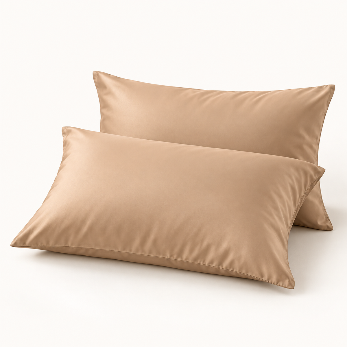 Bambus-Kissenbezüge Nude 60x70 cm 2er-Pack