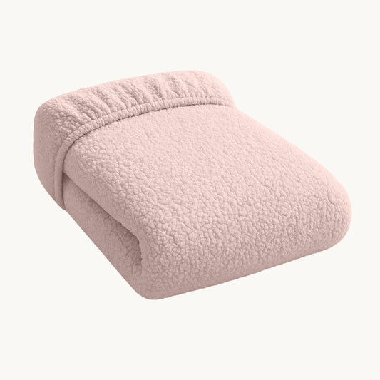 Matratzen-Spannbettlaken Teddy – Blush Pink