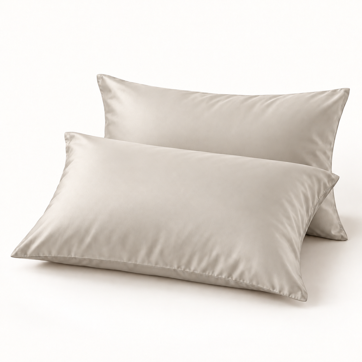 Bambus-Kissenbezüge Ivory 60x70 cm 2er-Pack