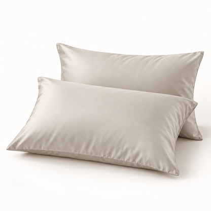 Bambus-Kissenbezüge Ivory 60x70 cm 2er-Pack
