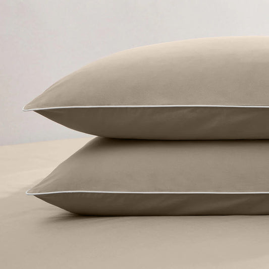 Kussenslopen  ClimaPercal™ Taupe/Grey 60x70 cm  2-pack