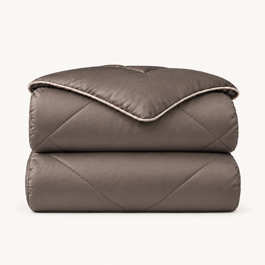 Y-NOT Bambus Bettdecke Taupe