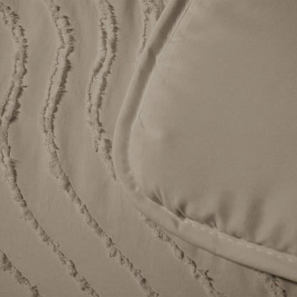 Bettdecke Ohne Bezug Japandi Waves Taupe