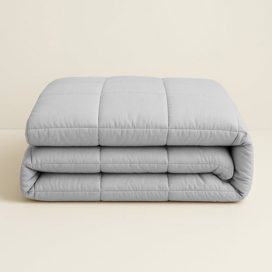 Bettdecke ohne Bezug Stone Washed Grau