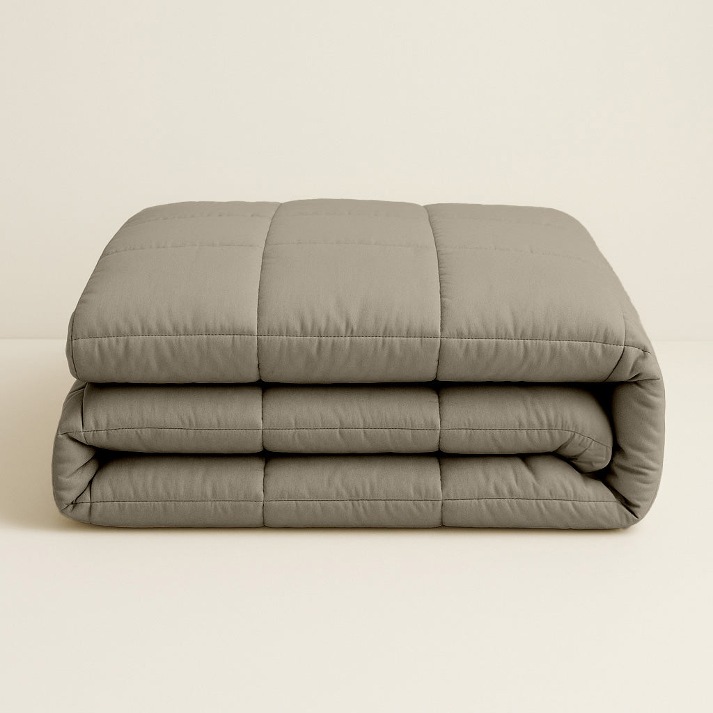 Bettdecke ohne Bezug Stone Washed Taupe