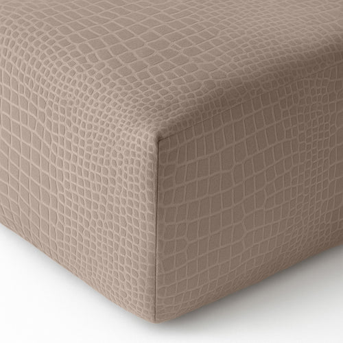 Matratzen Spannbettlaken Velvet Snake Skin – Desert Taupe