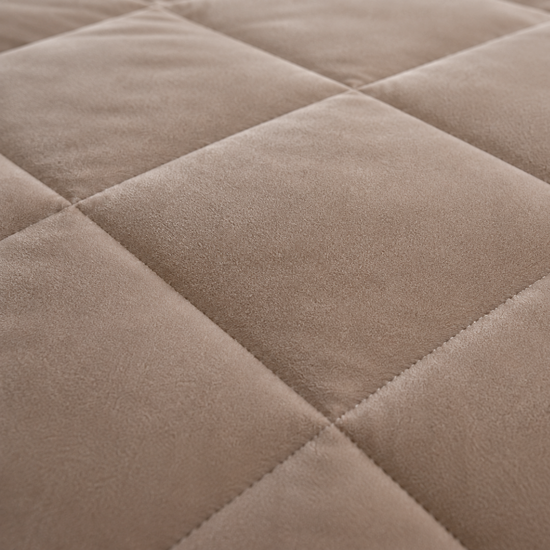 Y-NOT Velvet Sommerbettdecke Taupe / Grau
