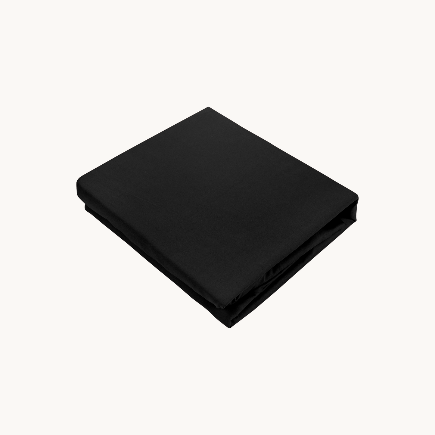 Kissenbezüge Premium Baumwolle Schwarz 60x70 cm (2er-Pack)