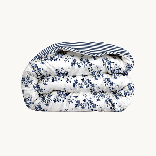 Dekbed Zonder Overtrek 2-in-1 Indigo Flower