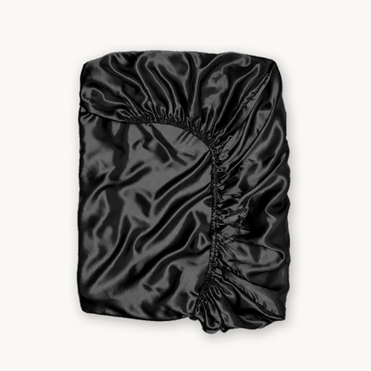 Matras Hoeslaken Satijn Pandora Black