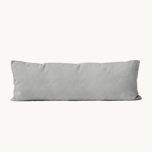 Bodypillow Kissenbezug Premium Baumwolle Grau 40x145 cm