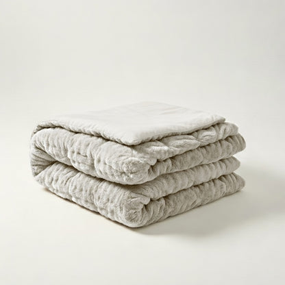 YNOT Dreambed Cloud Pom Pom Fur Greige