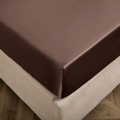 Matras Hoeslaken Satijn Luxurious Brons