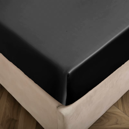Matras Hoeslaken Satijn Pandora Black