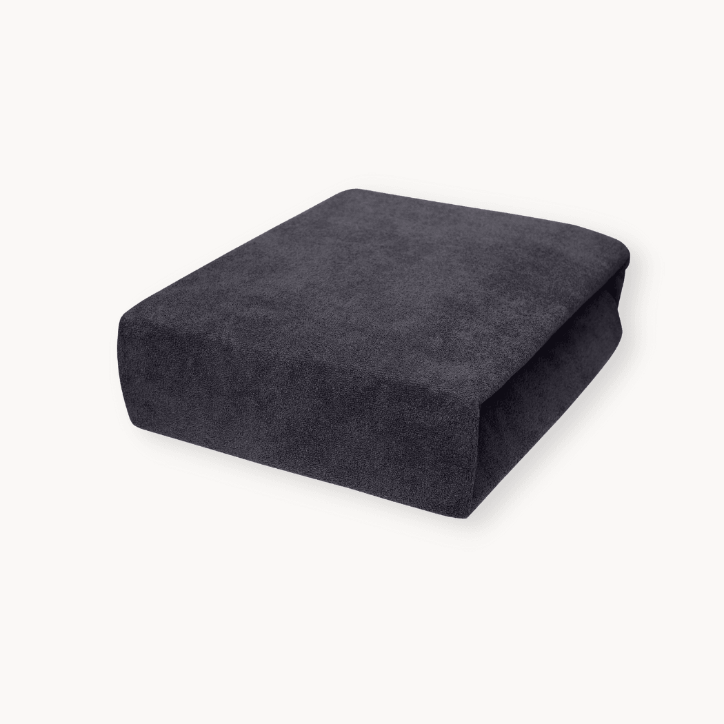 Matratzen-Spannbettlaken Velvet Earl Grey