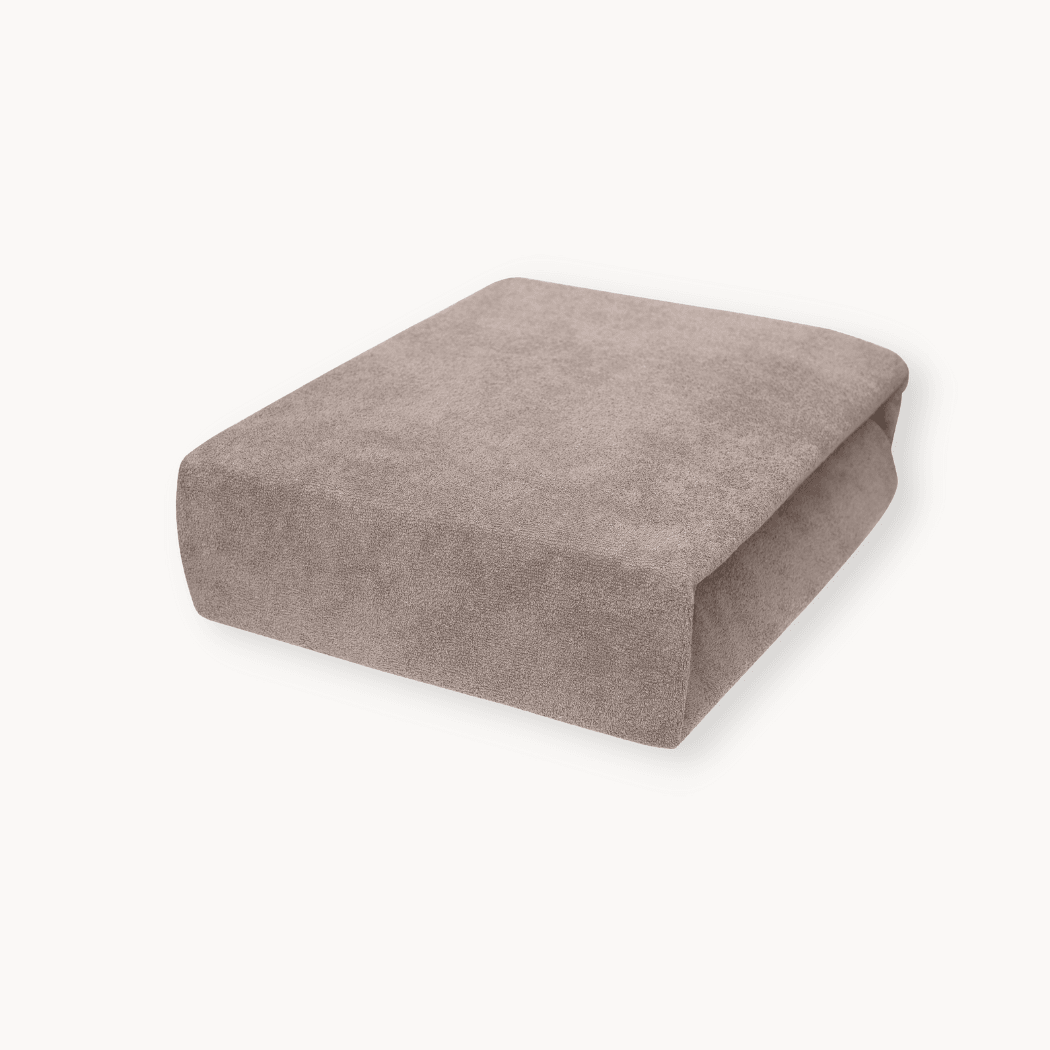 Hoeslaken Fluweel/Velvet Taupe/Grijs - Y-NOT | be different
