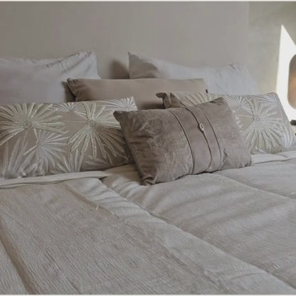 Bettdecke Ohne Bezug Micro-Musselin Taupe