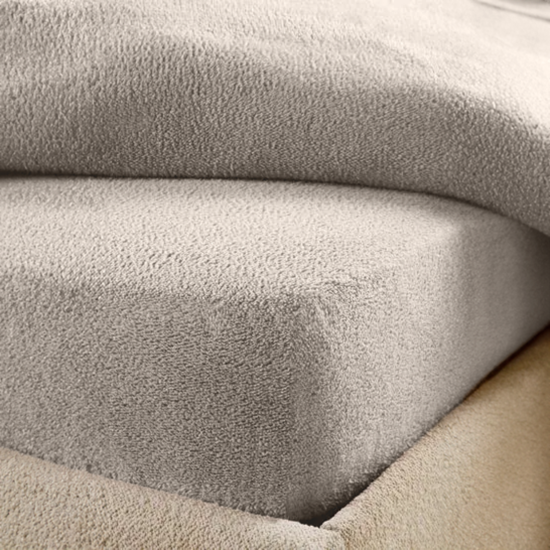 Matratzen-Spannbettlaken Teddy – Iced Coffee Taupe