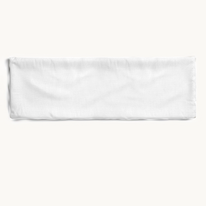 Bodypillow Kissenbezug Premium Baumwolle Weiß 40x145 cm
