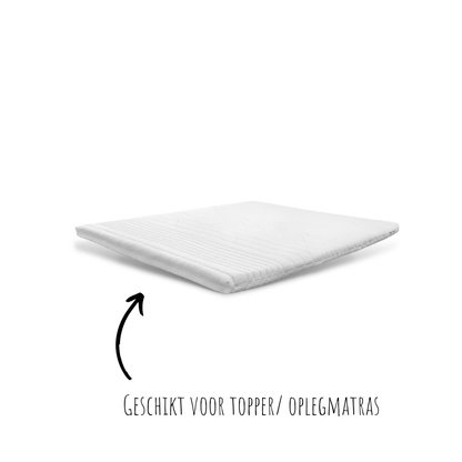 Topper-Spannbettlaken Jersey Premium Pure White
